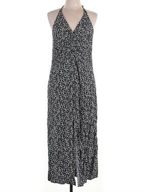 GAP Black and White Floral Long Dress - Women's L - EUC
